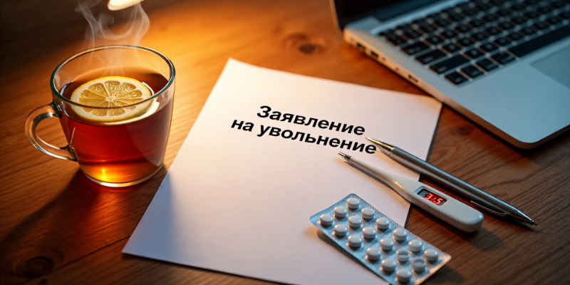 увольнение когда ты на больничном
